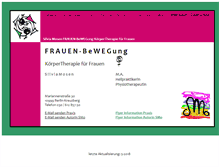Tablet Screenshot of praxis-frauenbewegung.de